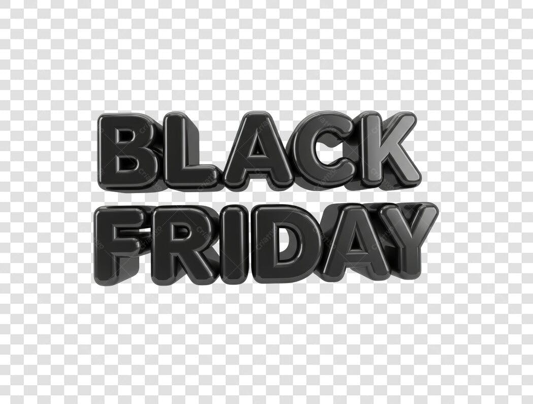 Icone Black Friday PNG com fundo transparente