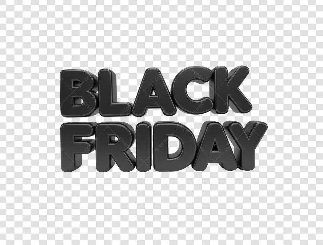 Banner Black Friday PNG com fundo transparente