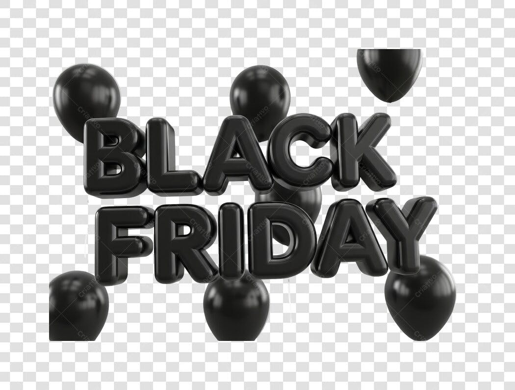 Banner Black Friday PNG com fundo transparente