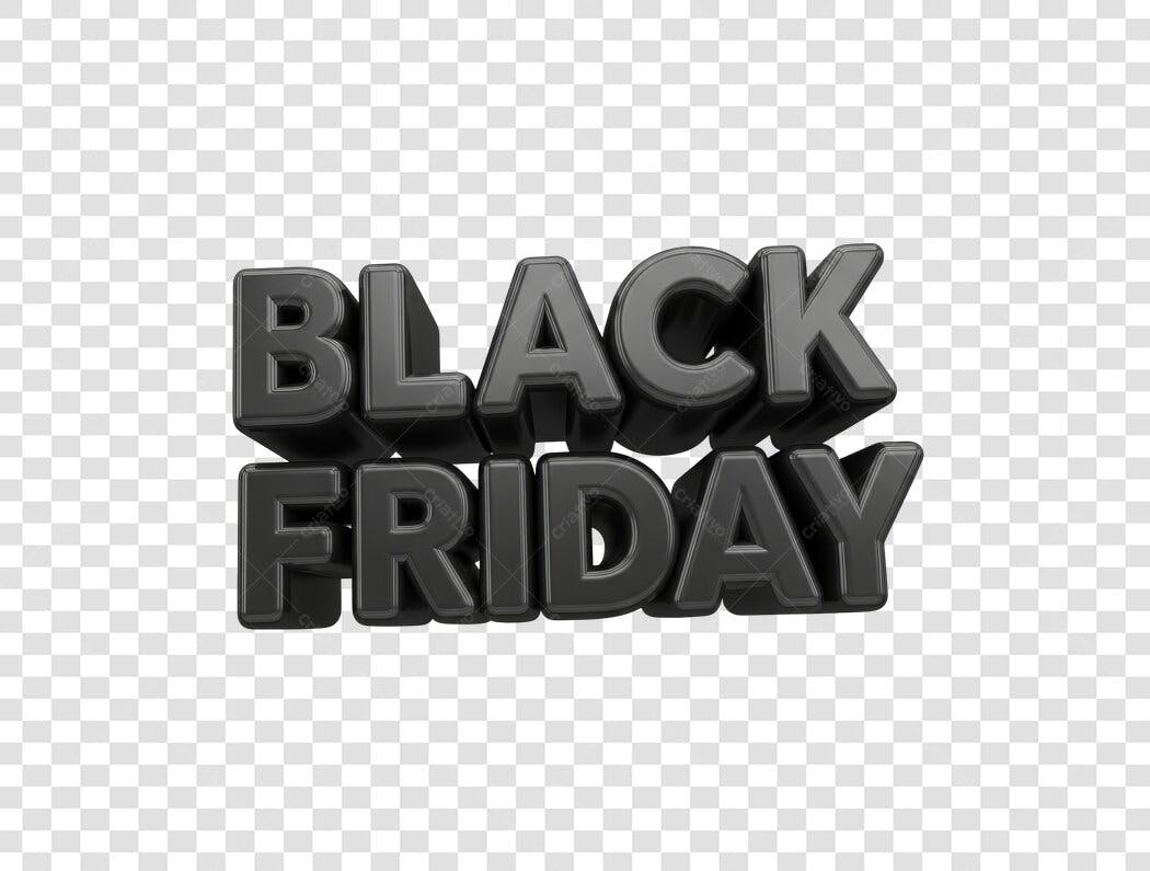Banner Black Friday PNG com fundo transparente
