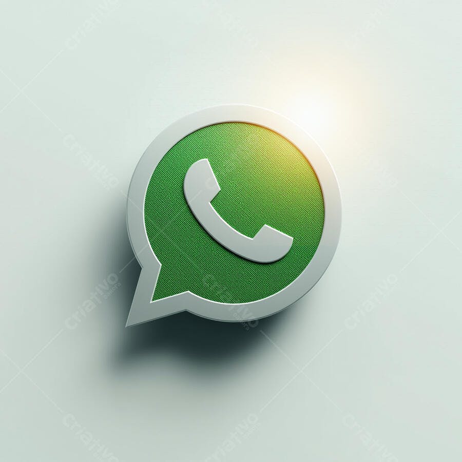 Ícone WhatsApp PNG com fundo transparente