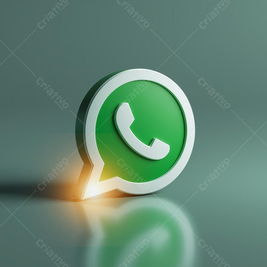 Icone WhatsApp PNG com fundo transparente