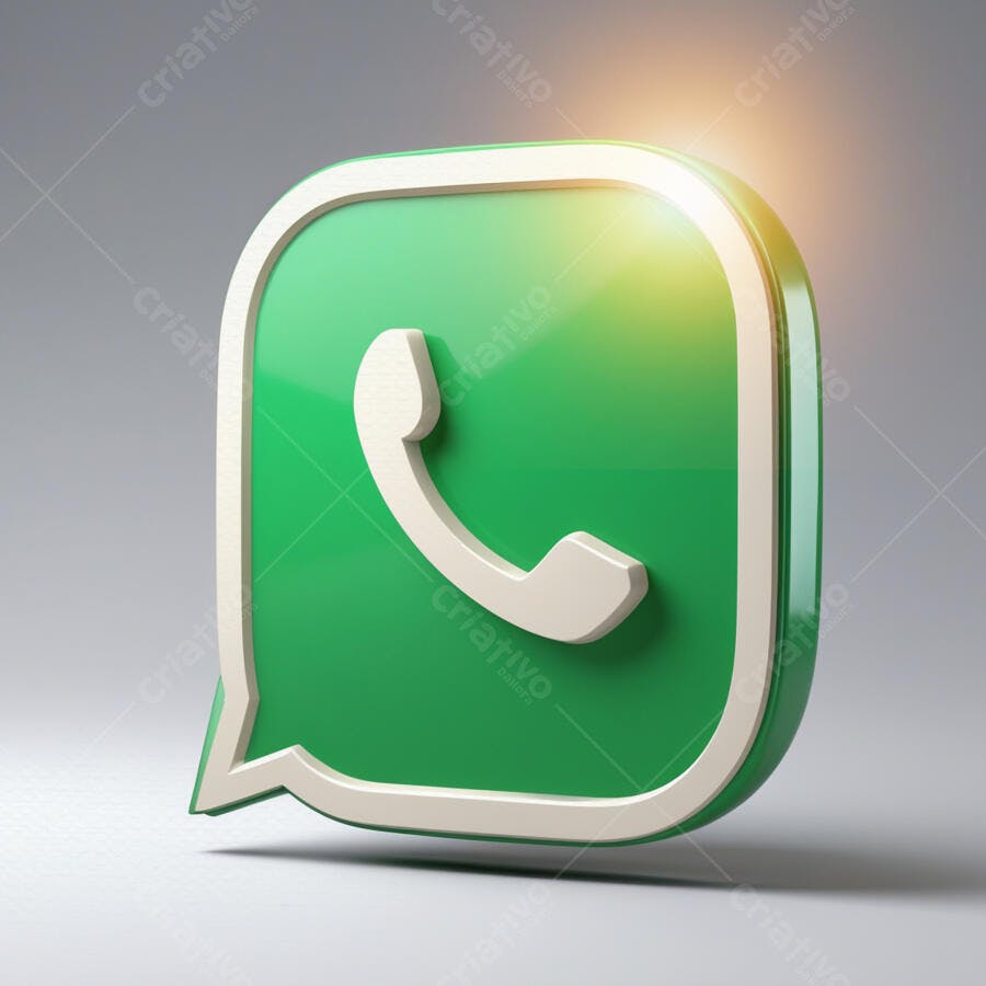 Ícone de Telefone Verde PNG com fundo transparente