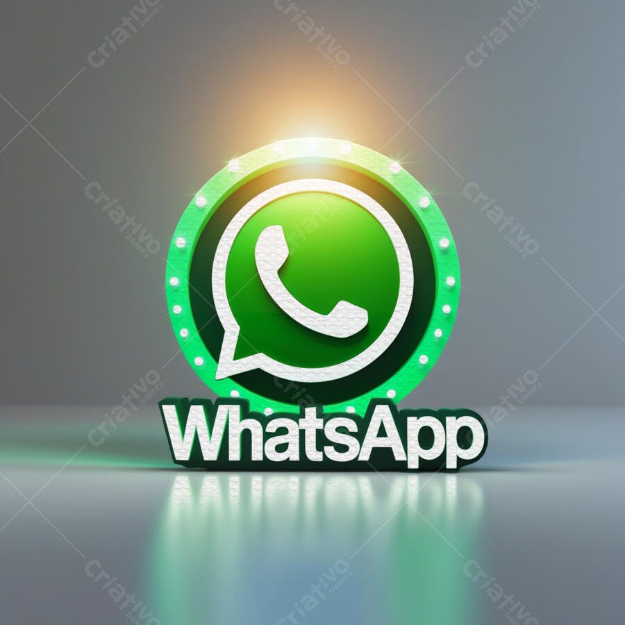 Icone WhatsApp PNG com fundo transparente