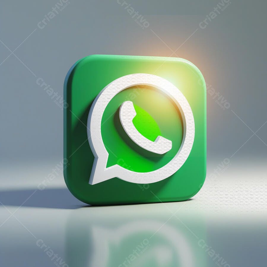 Icone WhatsApp PNG com fundo transparente