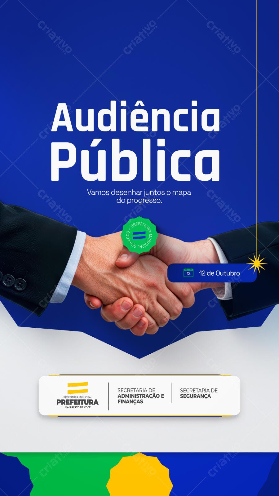 Flyer Audiência Pública PSD Editável