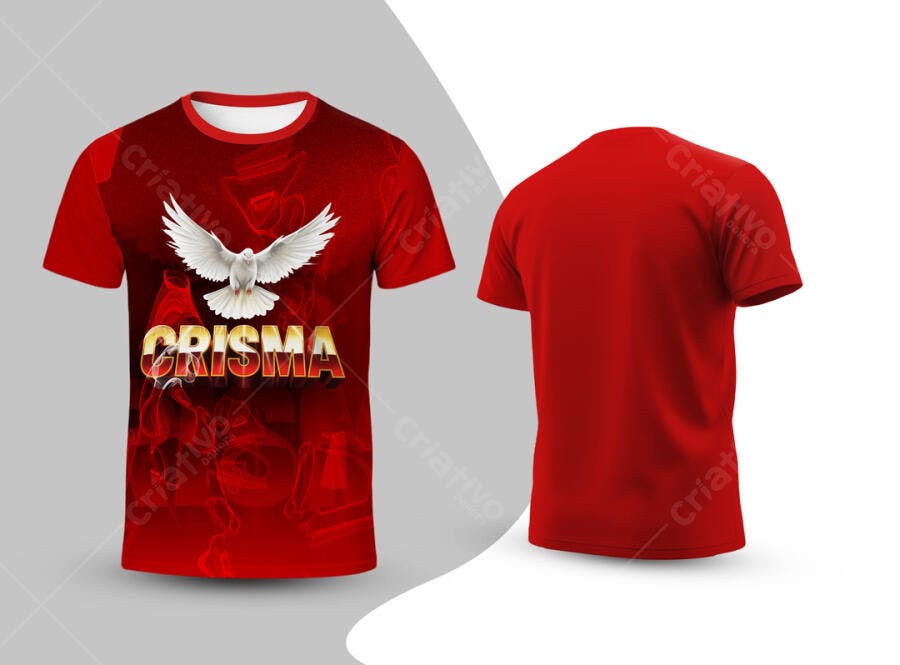 Camiseta Crisma PSD Editável