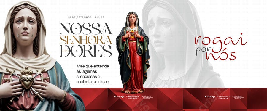 Banner Nossa Senhora das Dores PSD Editável