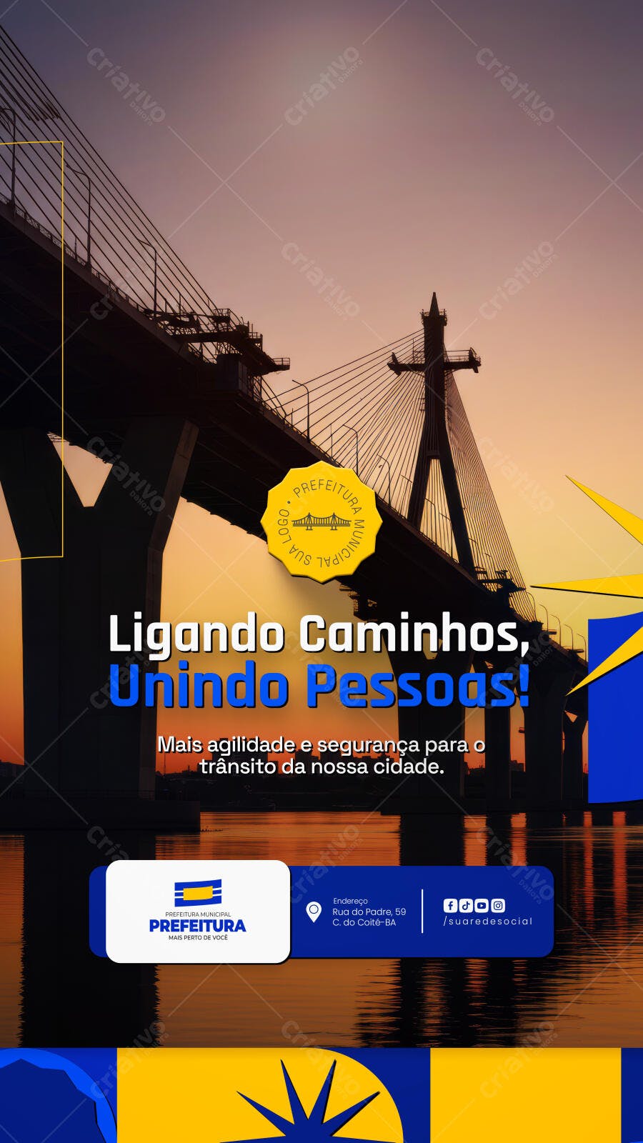 Flyer para Campanha Municipal PSD Editável
