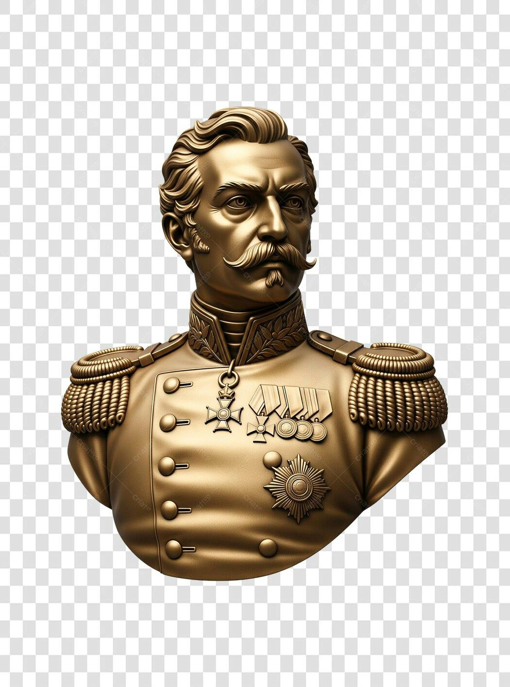 Icone Militar Dourado PNG com fundo transparente