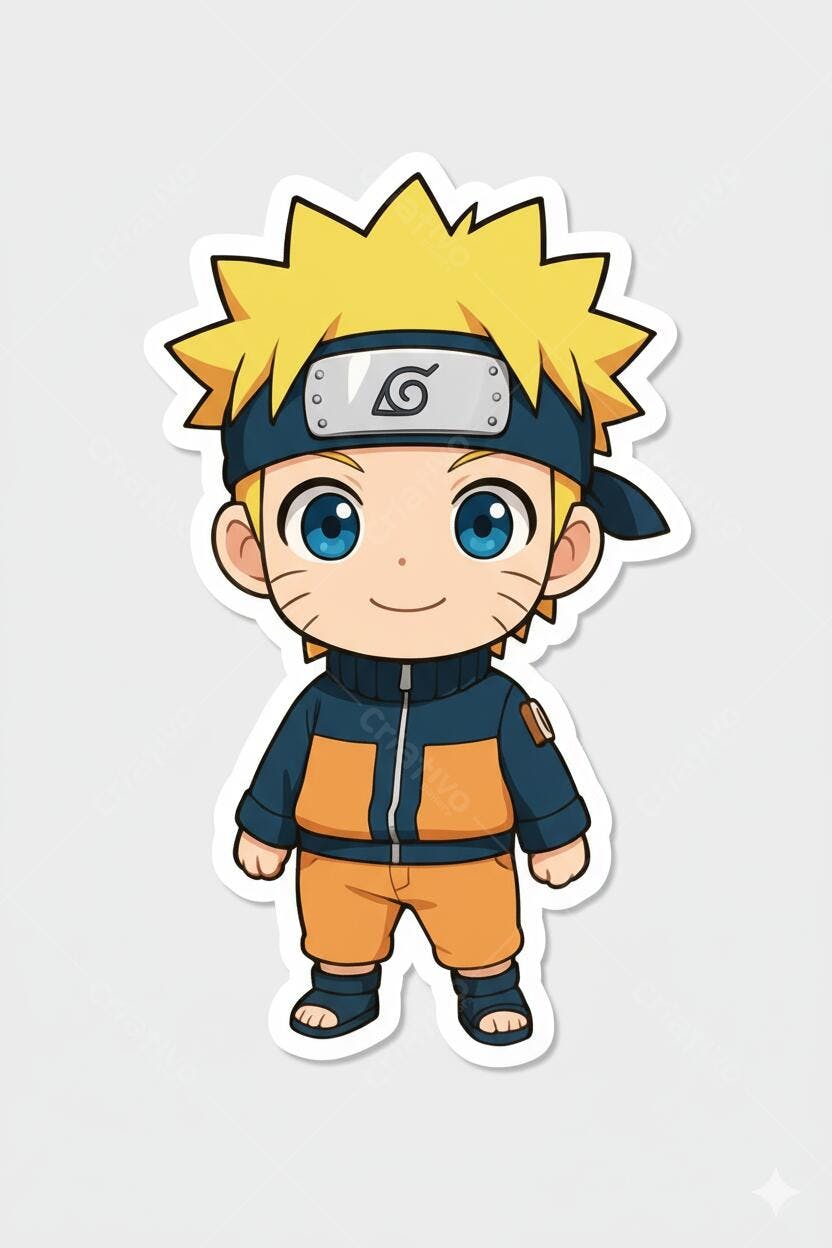 Naruto chibi estilo anime