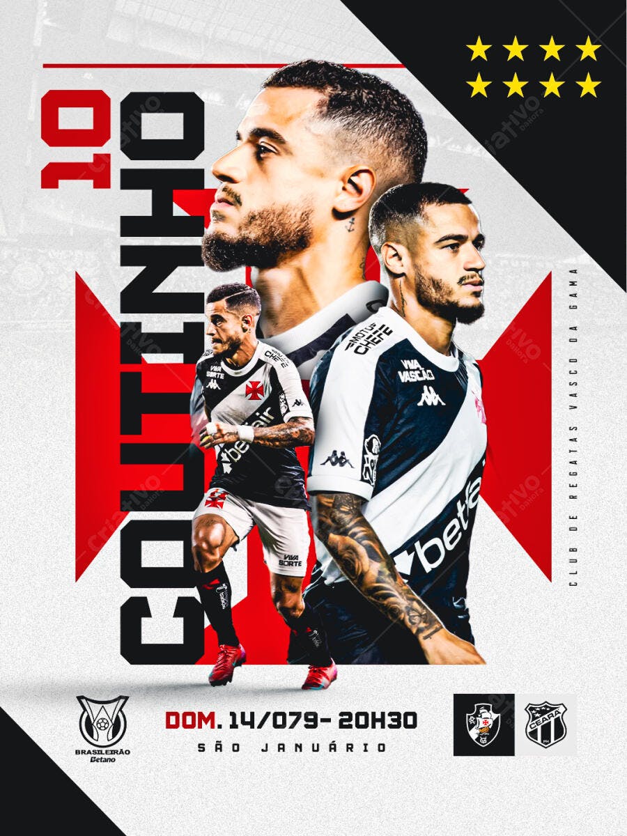 Futebol Vasco Jogador Coutinho