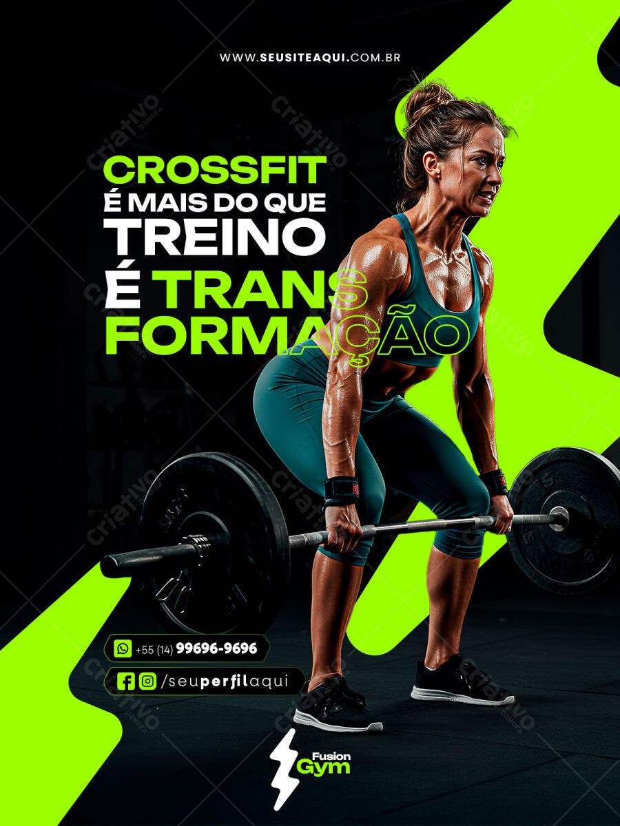 Flyer CrossFit PSD Editável