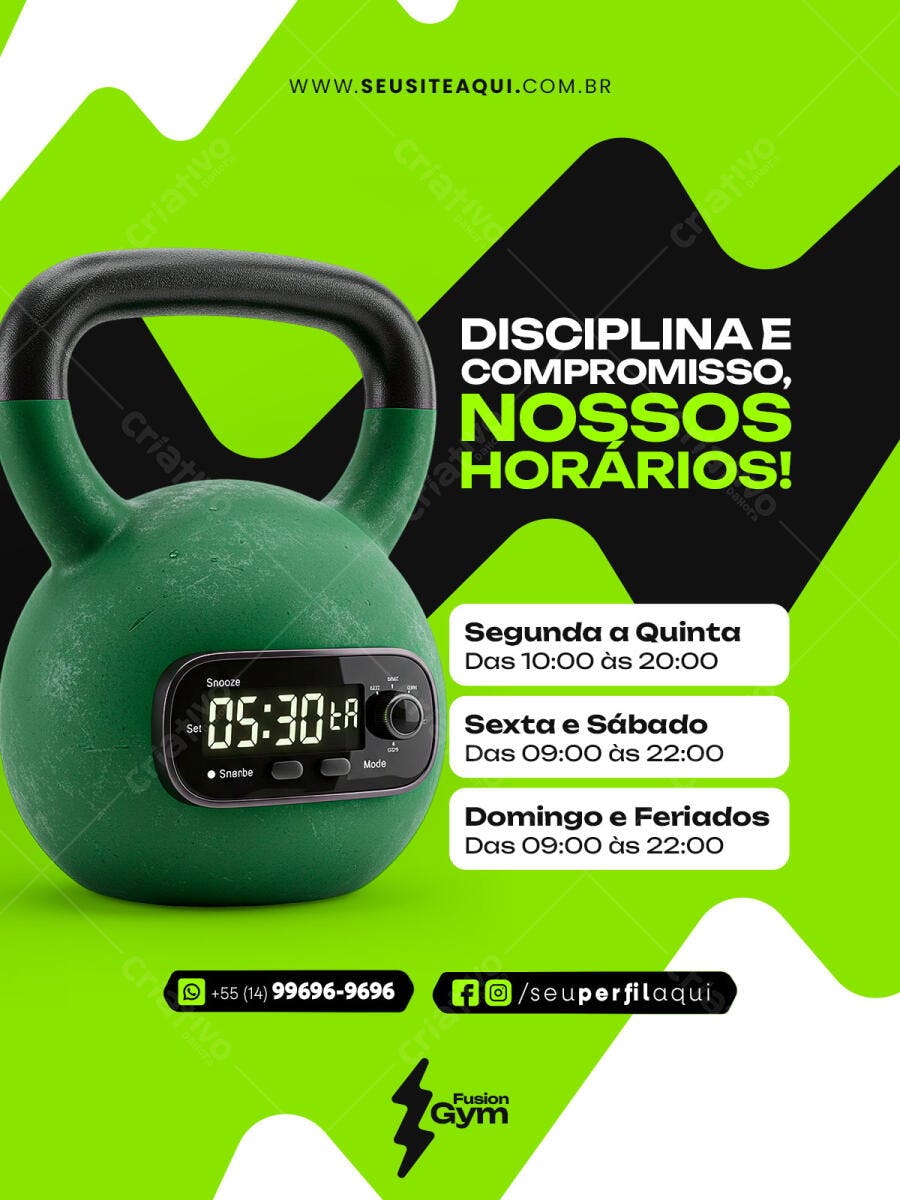 Flyer Academia PSD Editável