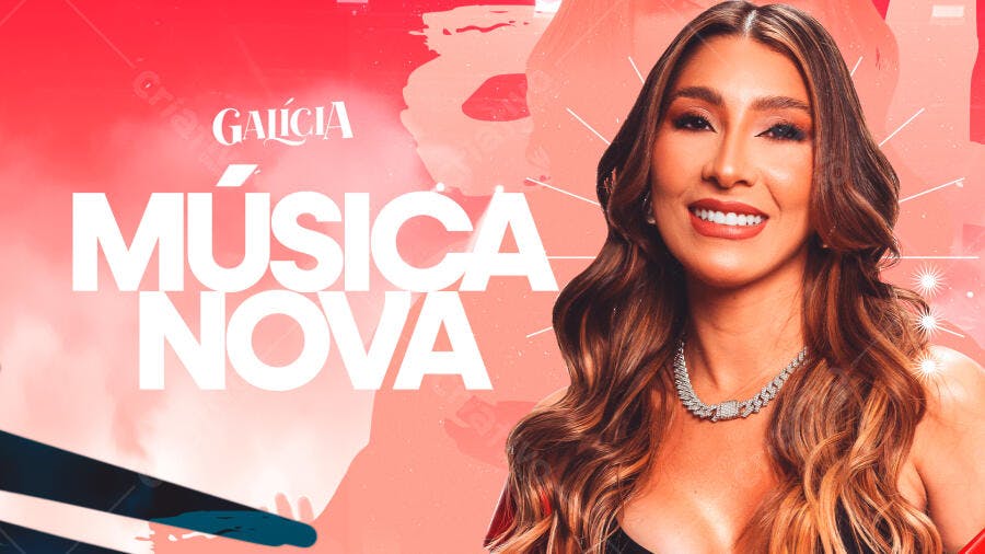 Flyer Música Nova PSD Editável