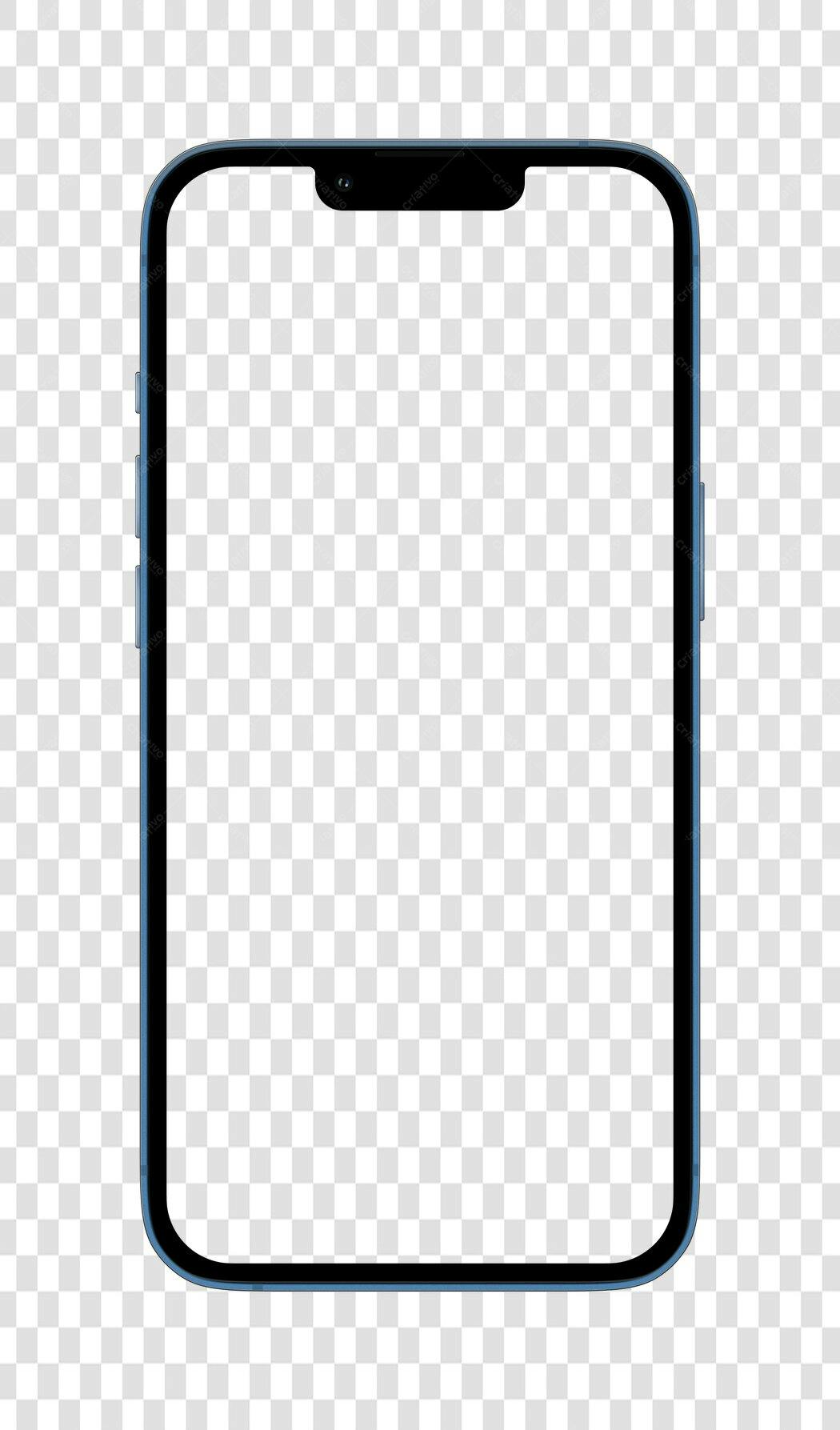 Mockup Celular PNG com fundo transparente