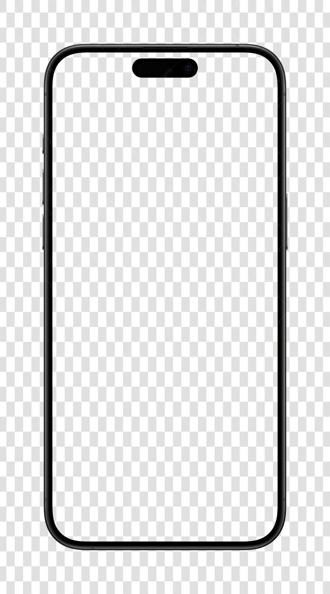Mockup Celular PNG com fundo transparente