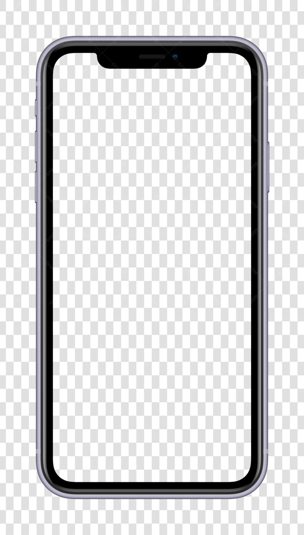 Mockup Celular PNG com fundo transparente