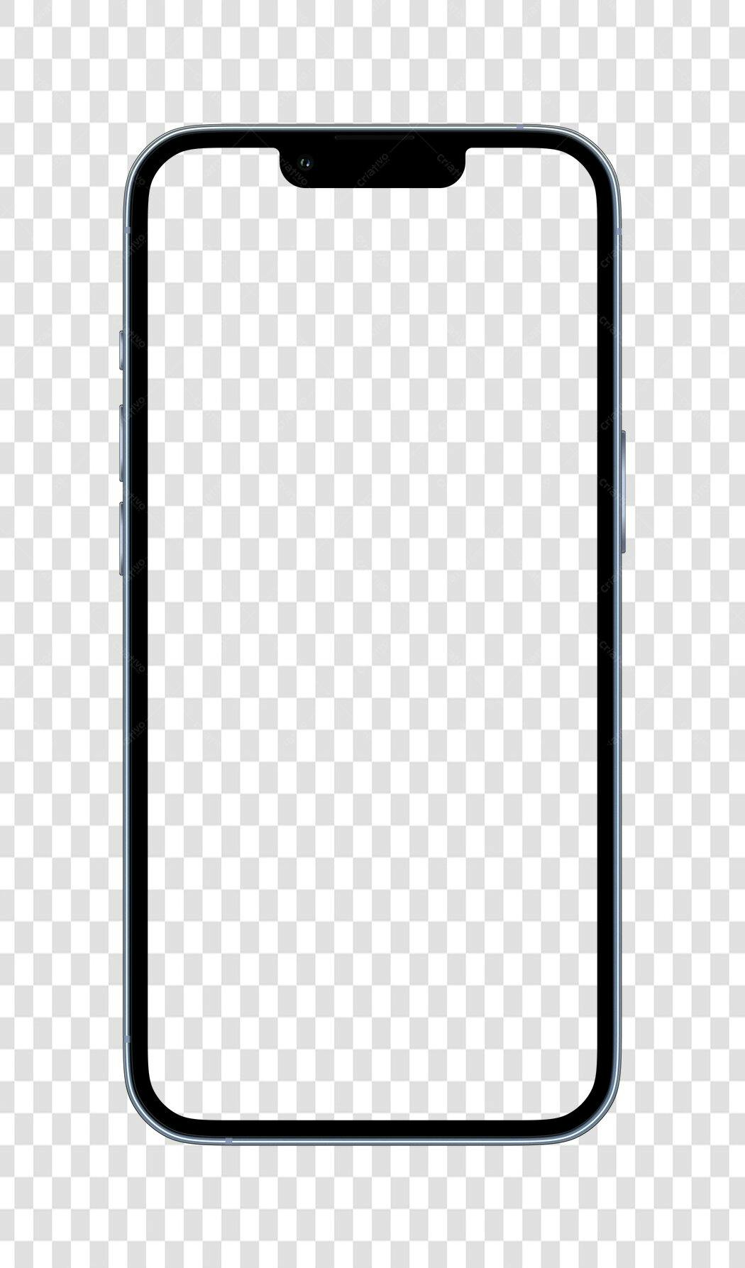 Mockup Celular PNG com fundo transparente