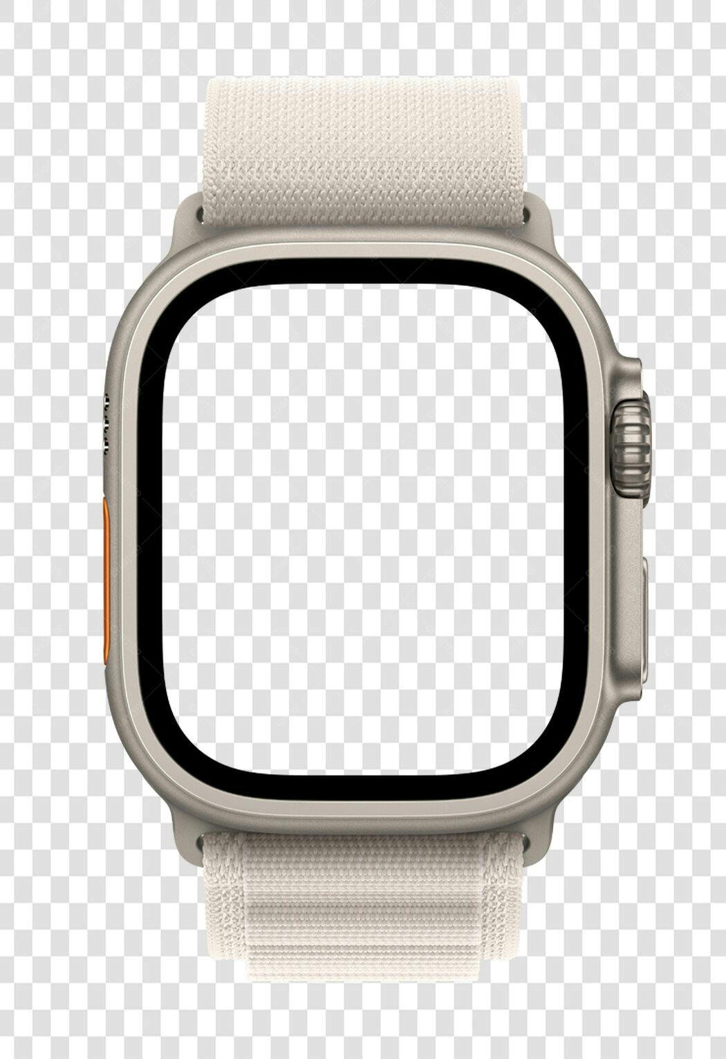 Mockup Apple Watch PNG com fundo transparente