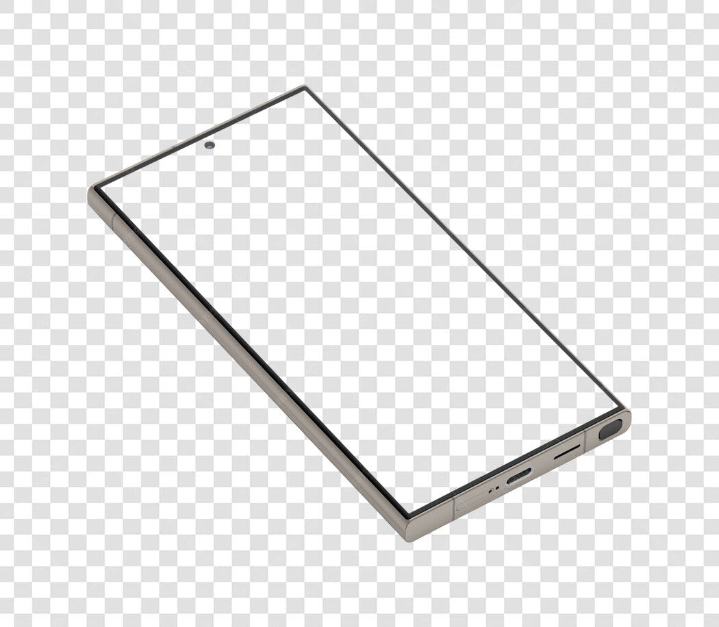 Mockup Celular PNG com fundo transparente
