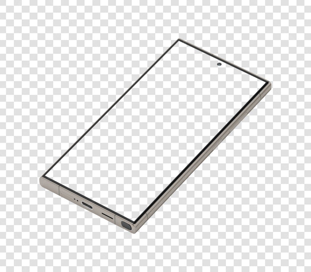 Mockup Celular PNG com fundo transparente