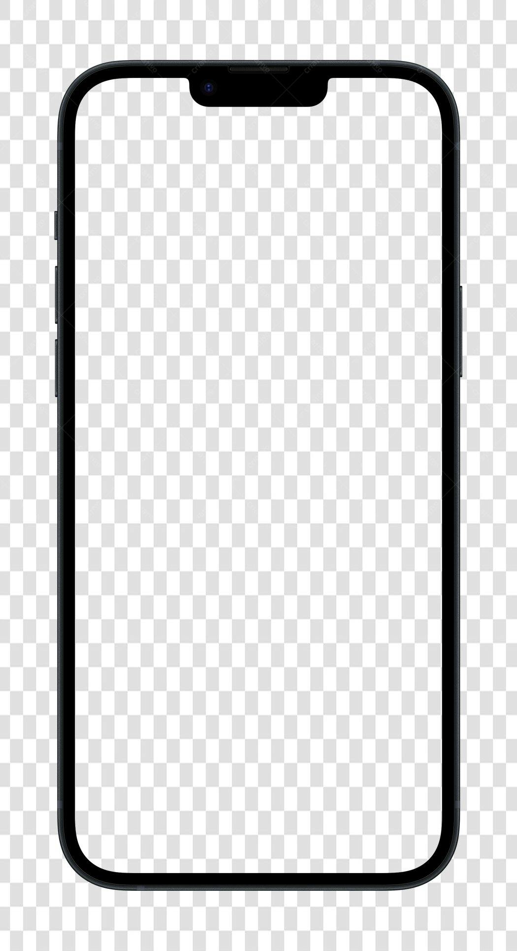 Mockup Celular PNG com fundo transparente