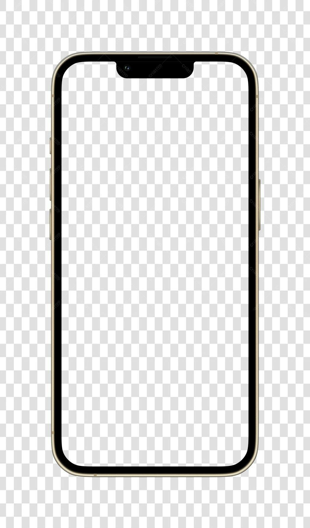 Mockup Celular PNG com fundo transparente
