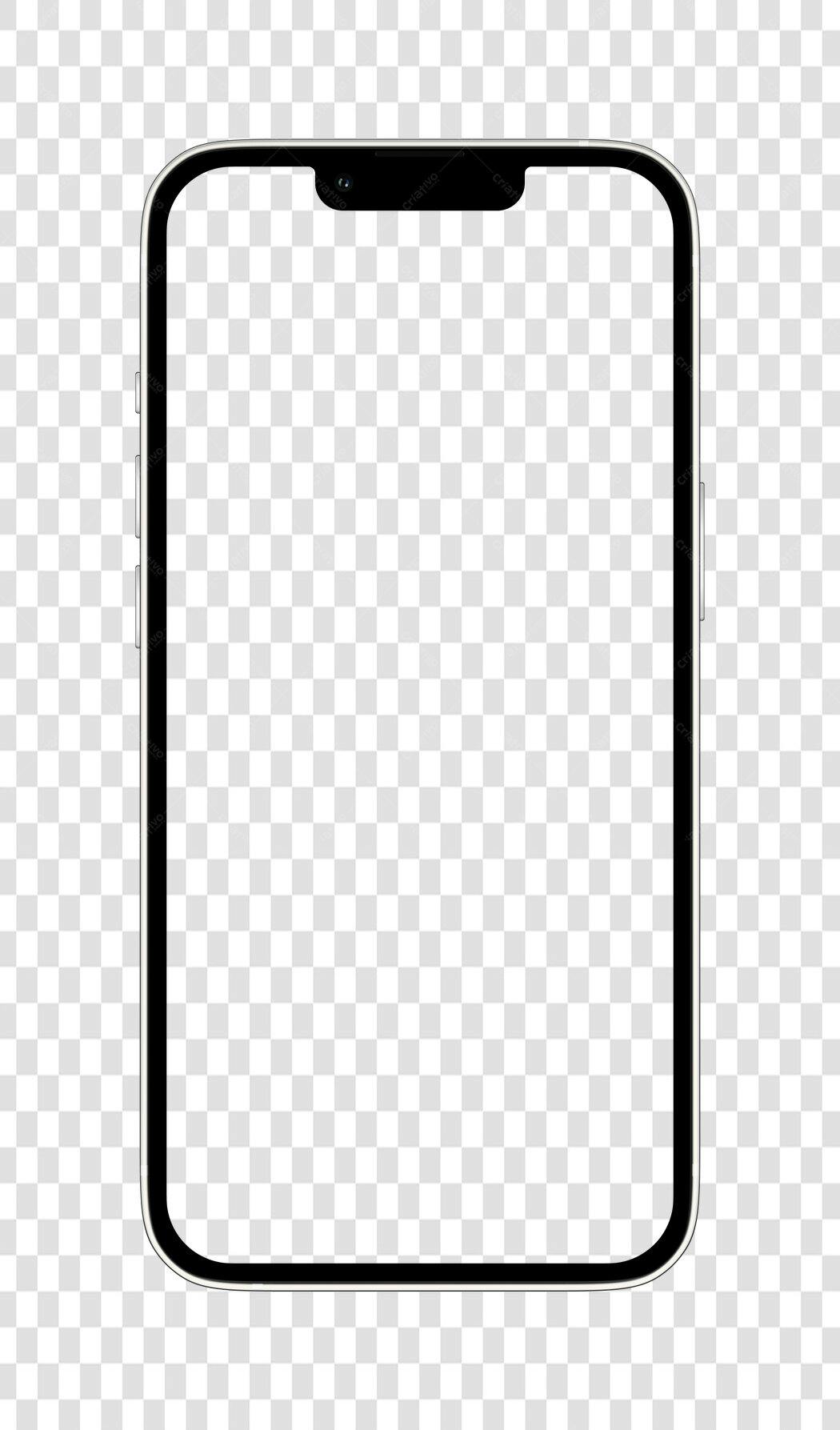 Mockup Celular PNG com fundo transparente