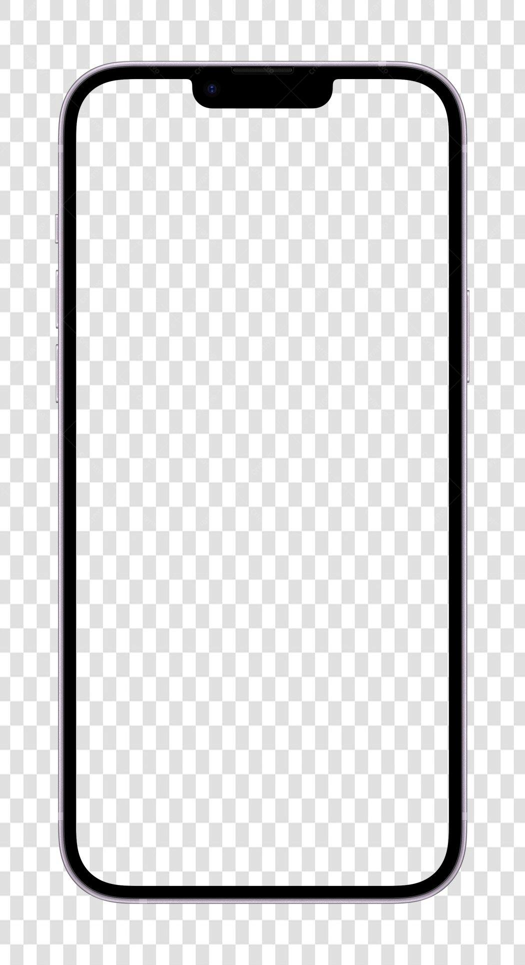 Mockup Celular PNG com fundo transparente