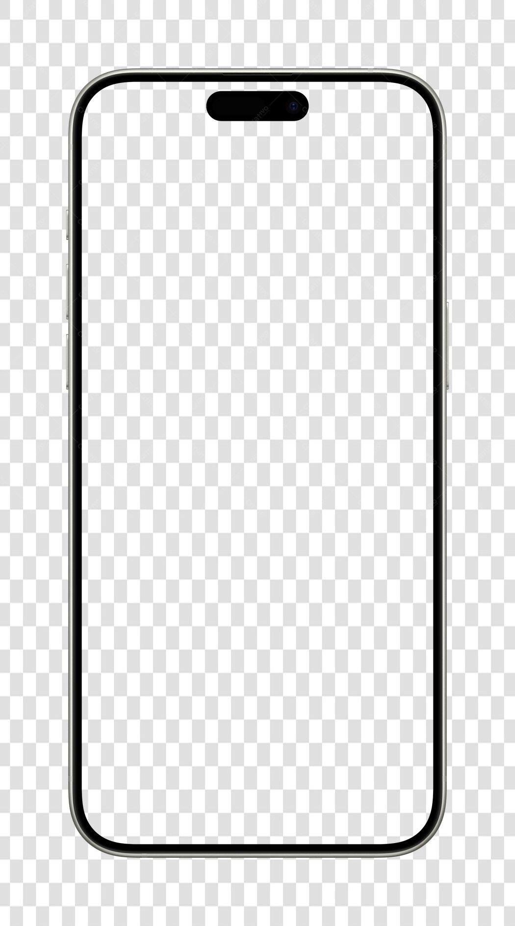 Mockup Celular PNG com fundo transparente