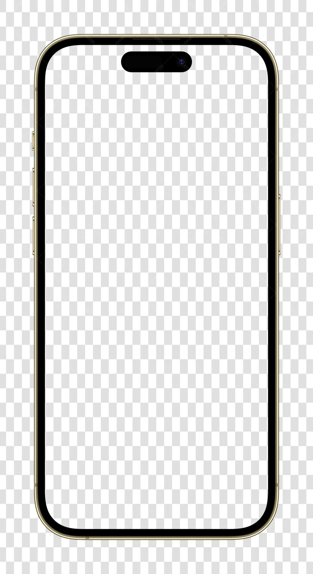 Mockup Celular PNG com fundo transparente