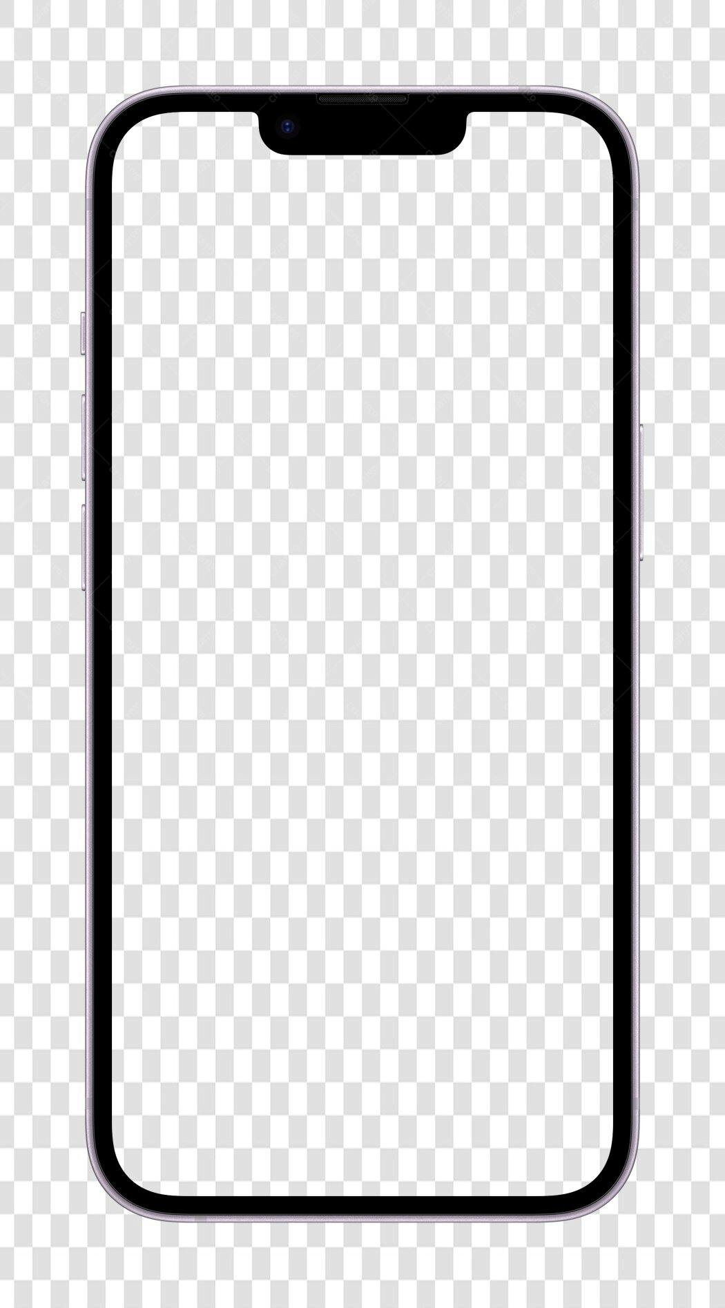 Mockup Celular PNG com fundo transparente