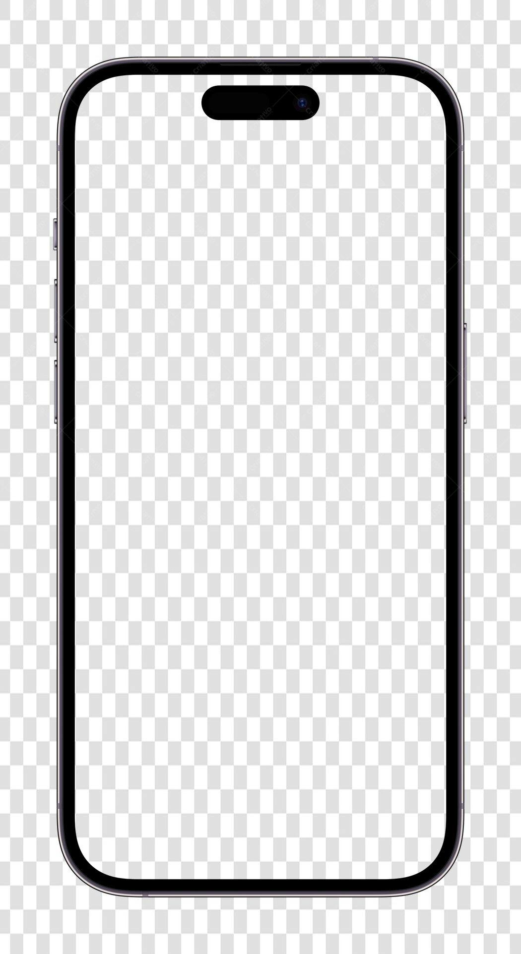 Mockup Celular PNG com fundo transparente