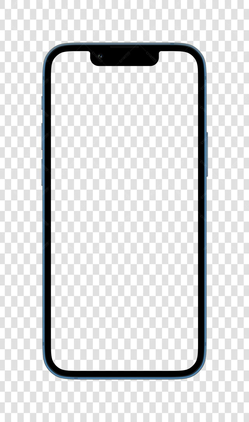 Mockup Celular PNG com fundo transparente