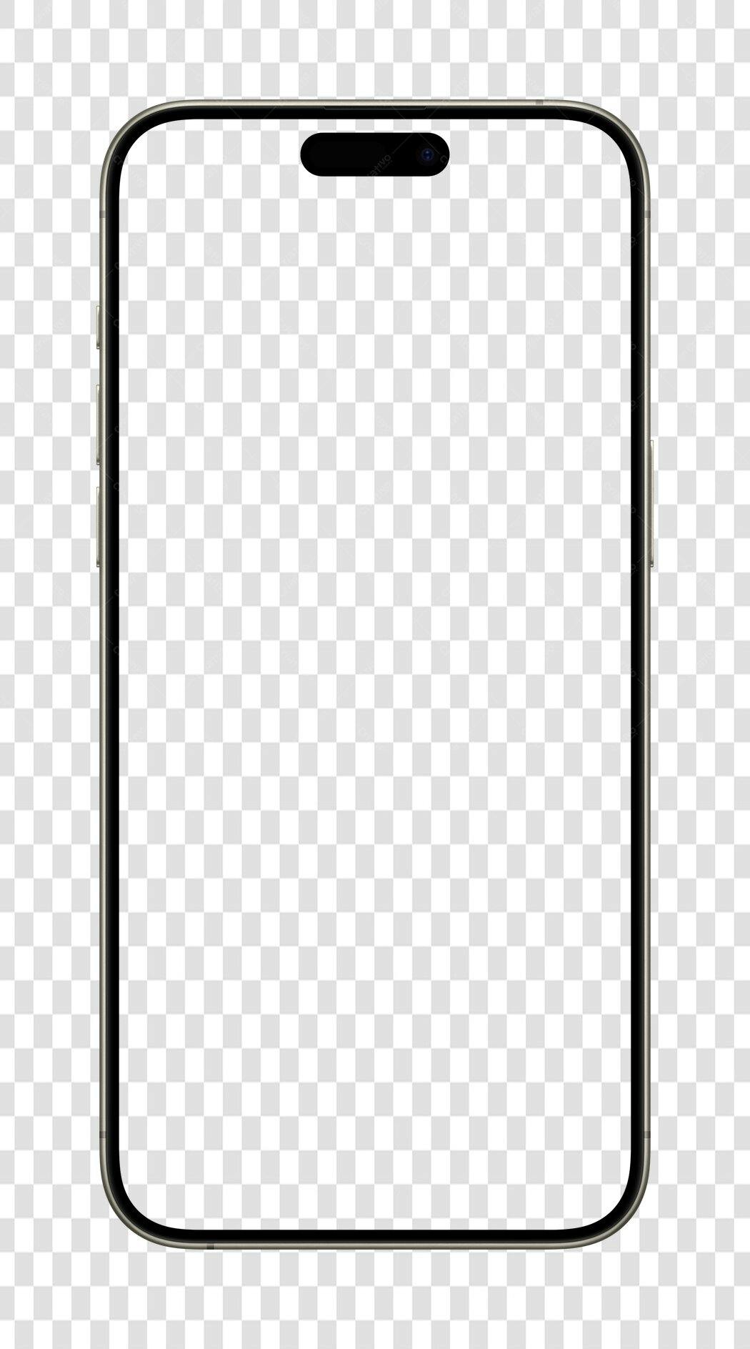 Mockup de Smartphone PNG com fundo transparente