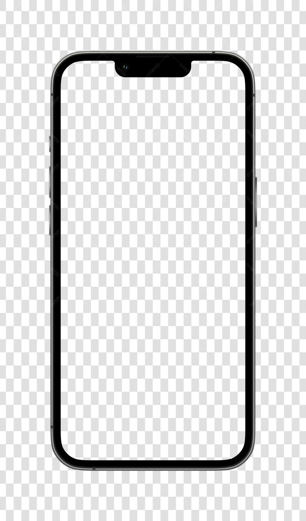 Mockup Celular PNG com fundo transparente