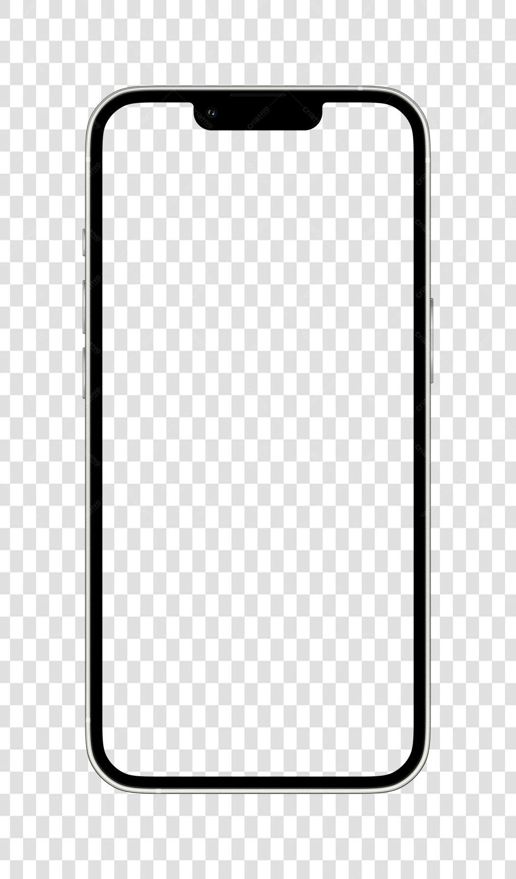 Mockup Celular PNG com fundo transparente