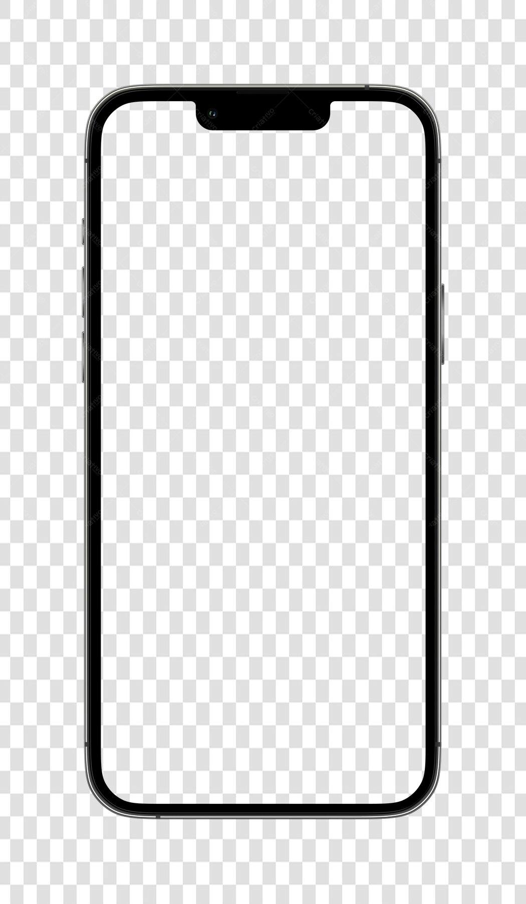 Mockup Celular PNG com fundo transparente