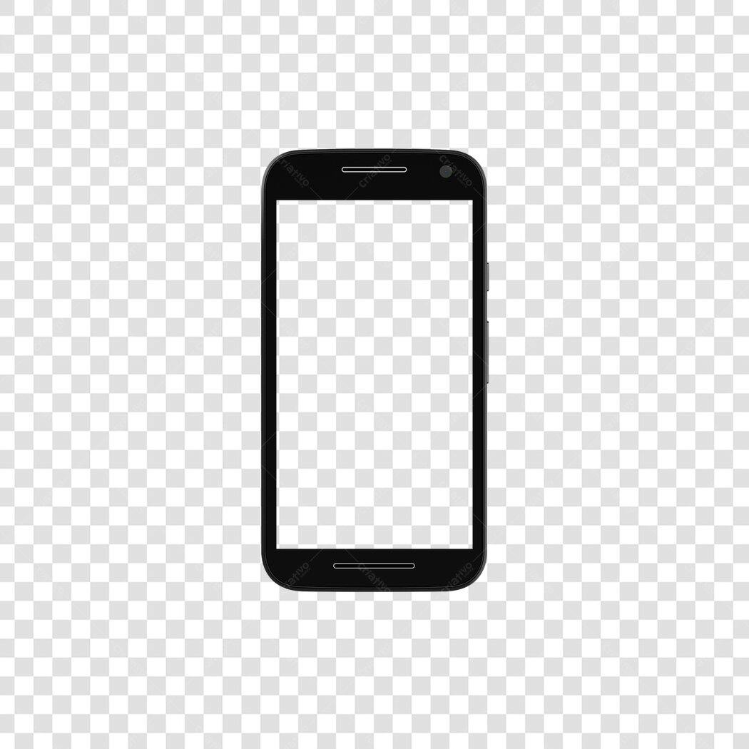 Mockup Celular PNG com fundo transparente