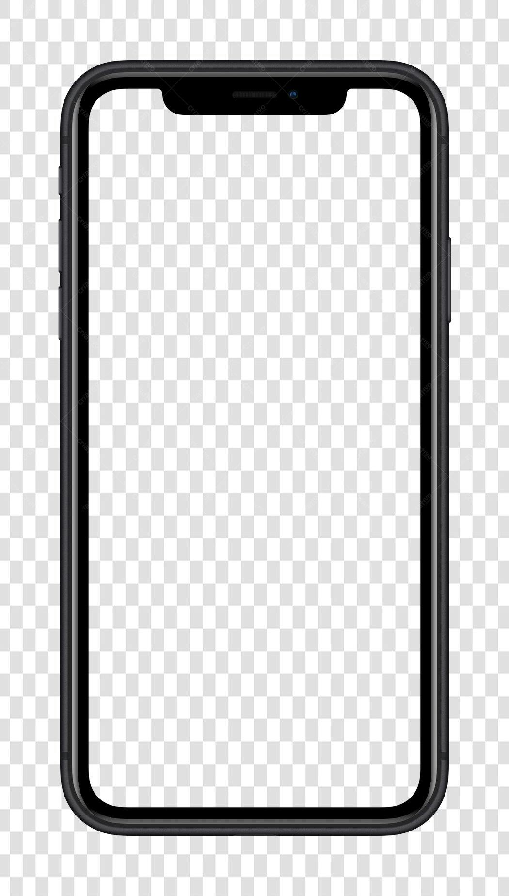 Mockup Celular PNG com fundo transparente