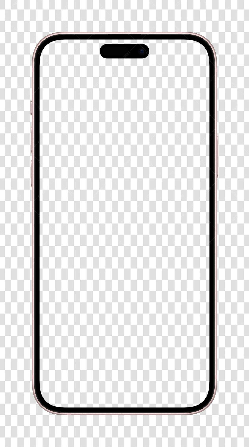 Mockup Celular PNG com fundo transparente