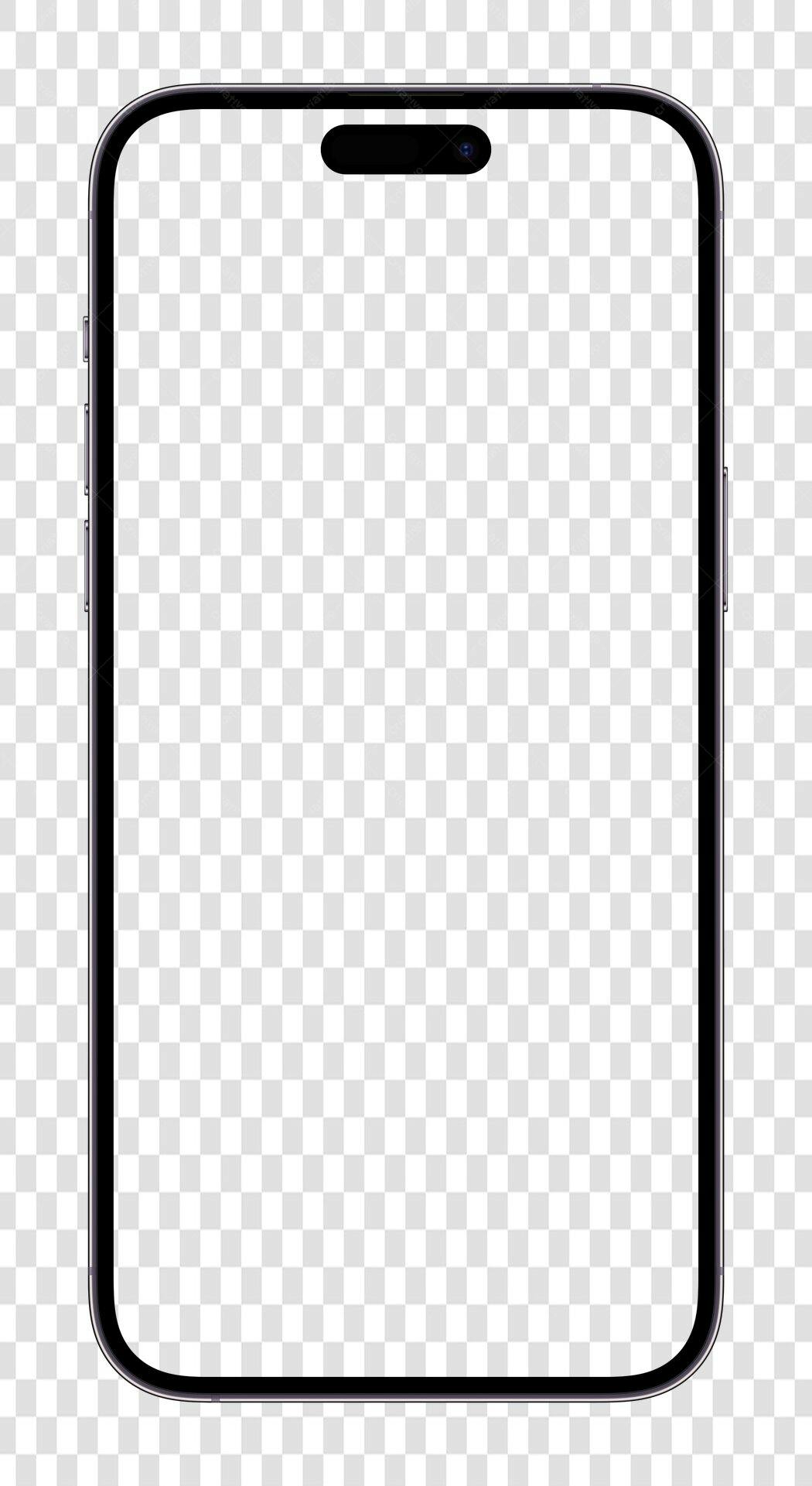 Mockup Celular PNG com fundo transparente