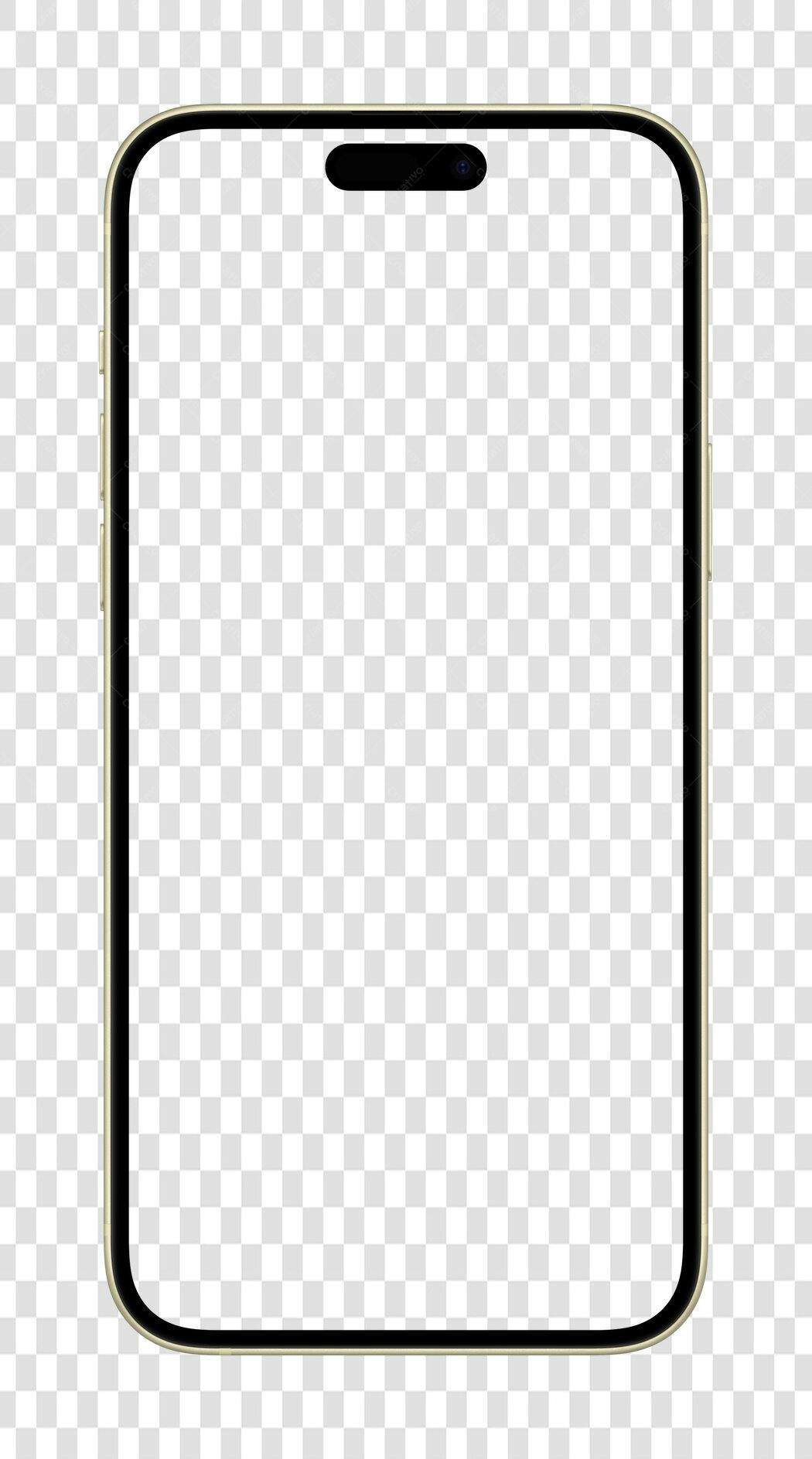 Mockup Celular PNG com fundo transparente