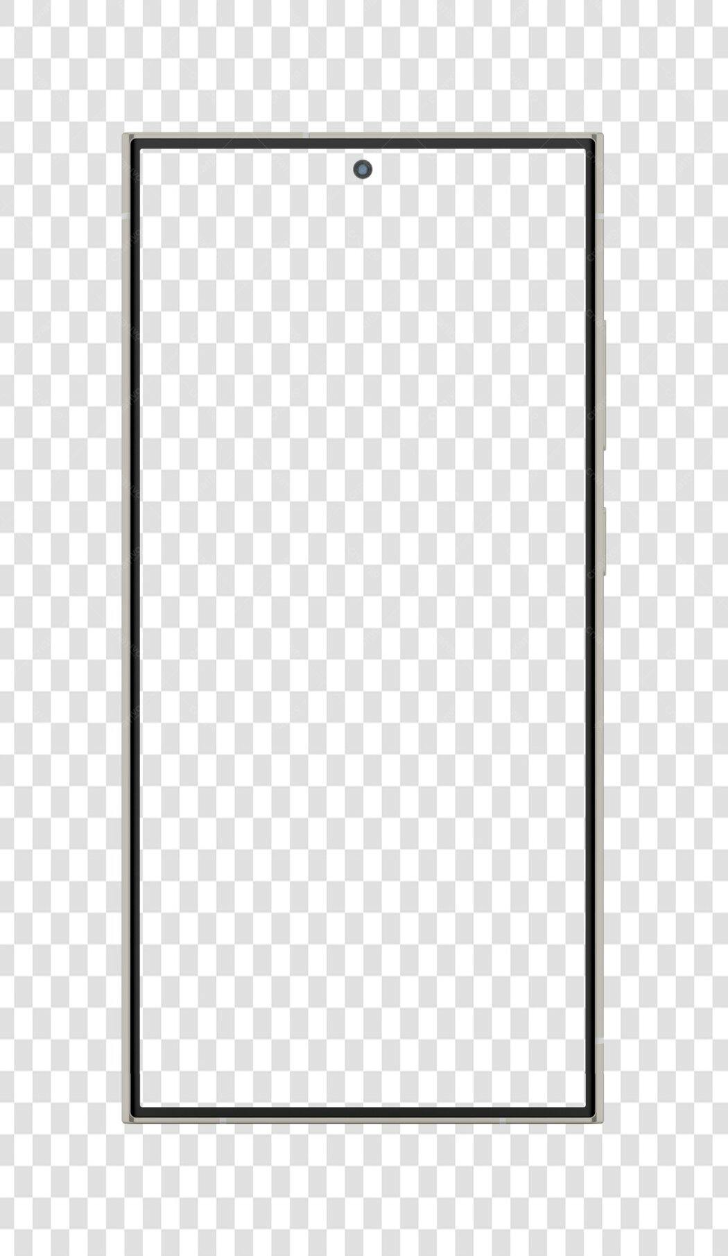 Moldura de Celular PNG com fundo transparente