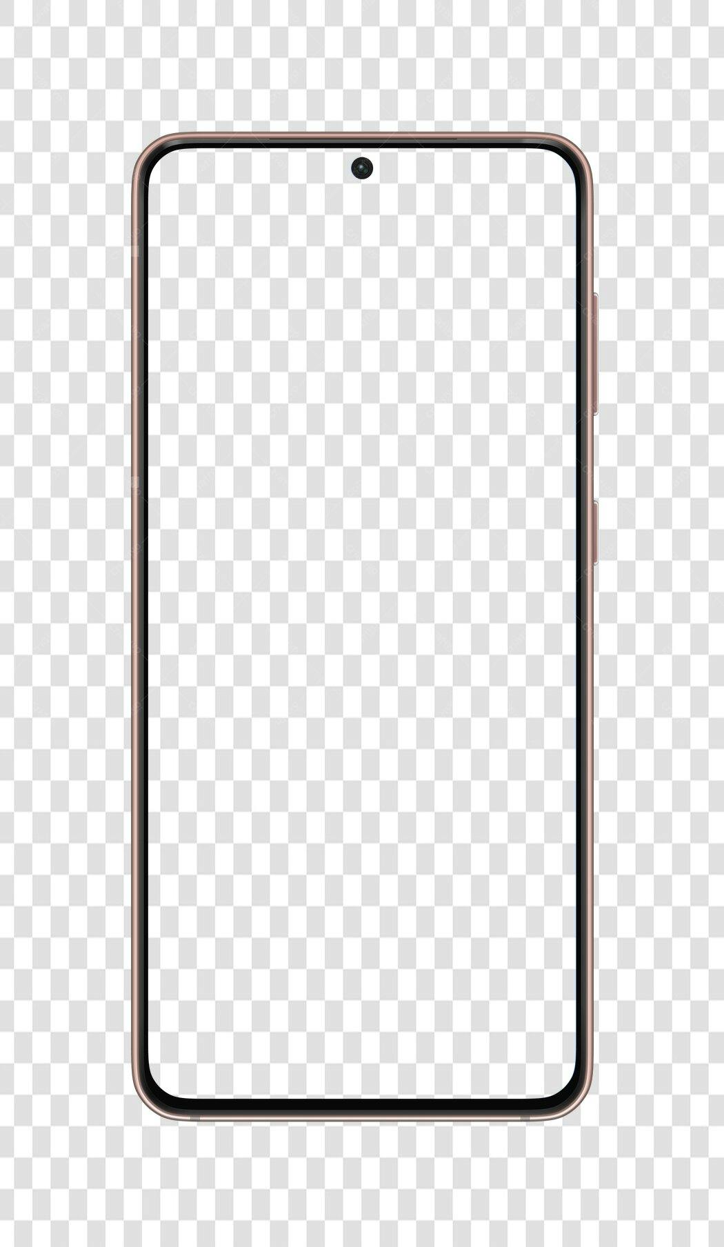 Mockup Celular PNG com fundo transparente