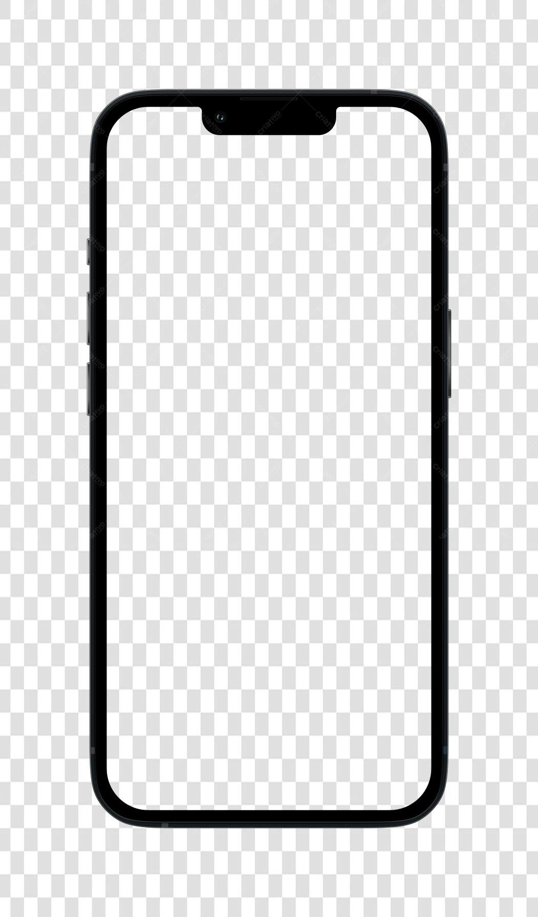 Mockup Celular PNG com fundo transparente