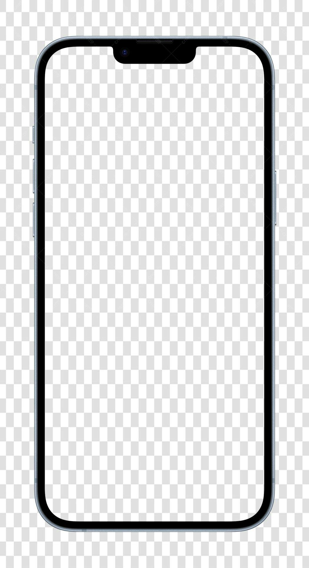 Mockup Celular PNG com fundo transparente