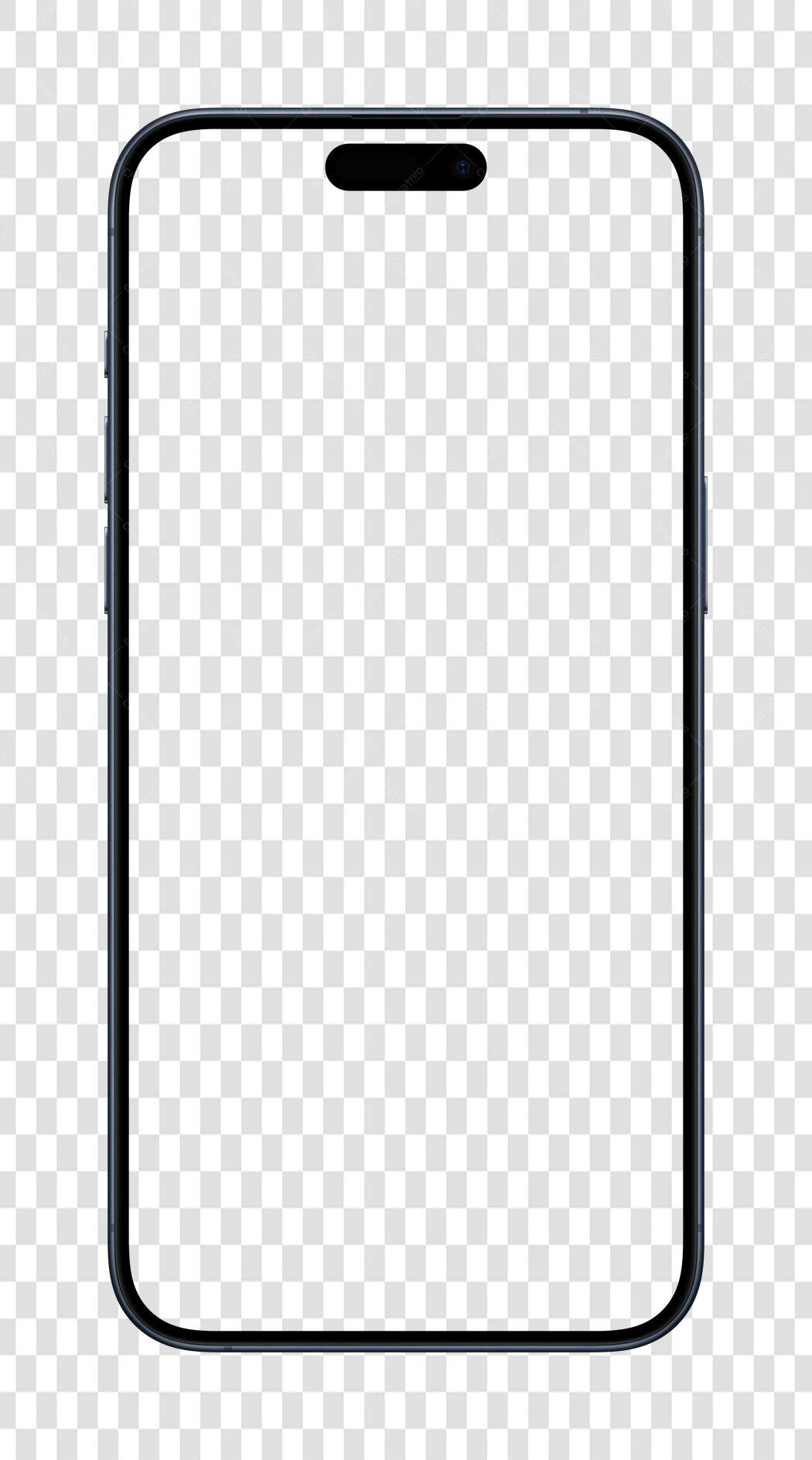 Mockup Celular PNG com fundo transparente