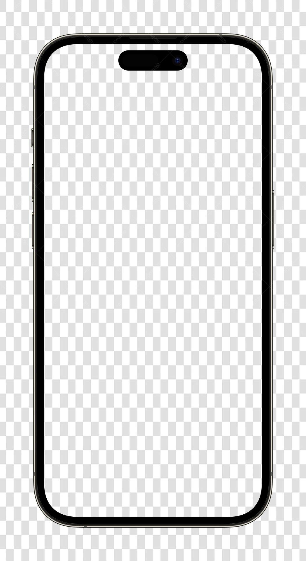 Mockup Celular PNG com fundo transparente